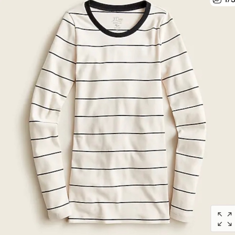 J. Crew Perfect Fit Striped Tee